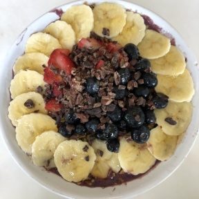 Acai bowl from Beaming