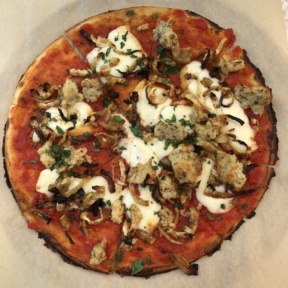 Sausage pizza from True Food Kitchen
