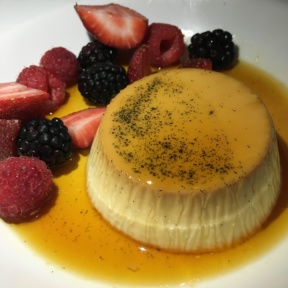 Gluten free creme brulee from Davios