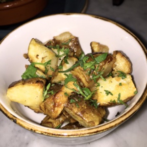 Roasted potatoes from Dudley's in NYC