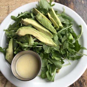 Gluten-free vegan salad from Fratelli Cafe