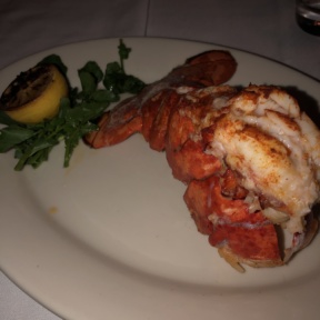 Gluten-free lobster from Morton's