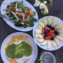 Gluten-free brunch spread at Madera Kitchen