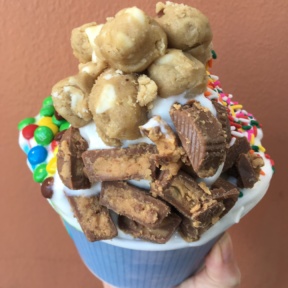 Gluten-free froyo from Tasti D-Lite with GF cookie dough