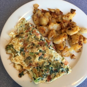 Gluten free omelette from Elm Street Diner