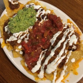 Gluten free nachos from Heartland Brewery