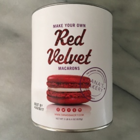 Dana's Bakery red velvet macaron mix