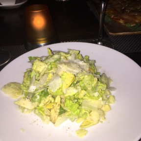 Gluten free Caesar salad from J House