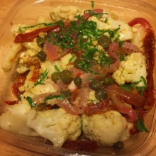 Gluten-free cauliflower from Juice Shop