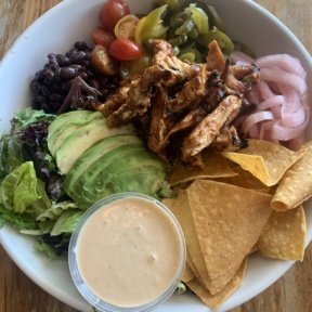 Gluten-free salad from Bareburger