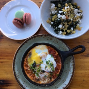 Gluten-free lunch spread from Paper or Plastik Cafe