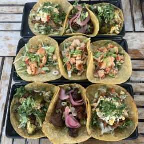Gluten-free tacos from Mexicue