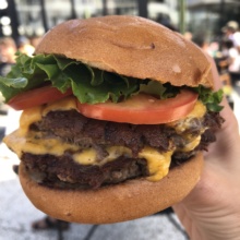 Gluten-free burger at Shake Shack