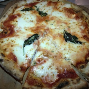Gluten free cheese pizza from RossoPomodoro