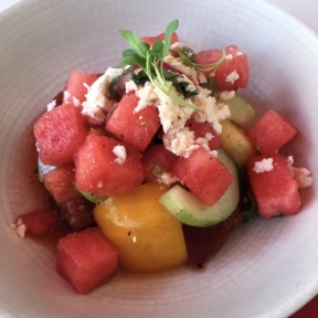 Watermelon salad from Bowery Road