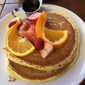 Gluten-free pancakes from Coral Tree Cafe