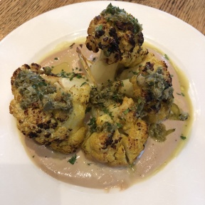 Gluten-free roasted cauliflower from South End