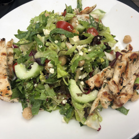 Greek salad with chicken from Terra