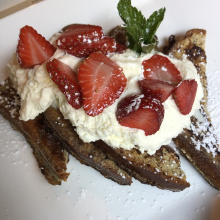 Gluten-free French toast from Risotteria Melotti