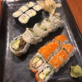 Gluten-free sushi from Abis