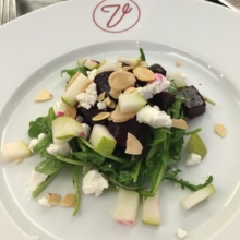 Gluten-free beet salad from Versailles