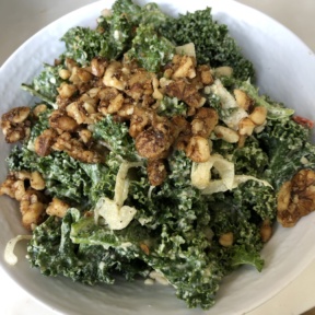 Kale Caesar salad from Beaming