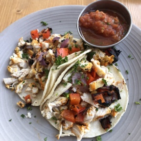 Gluten-free chicken tacos from Kreation