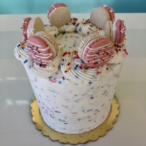 Gluten-free funfetti cake by Joy and Sweets