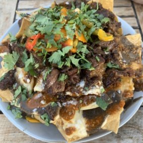 Gluten-free nachos from Mexicue