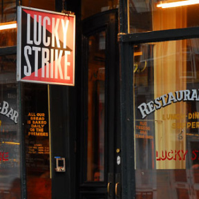 Lucky Strike restaurant in NYC
