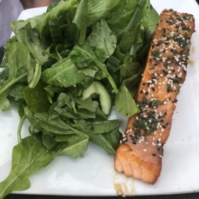 Salmon entree from The Misfit