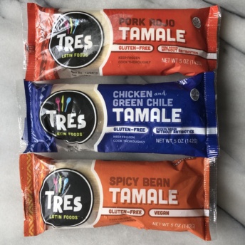 Gluten-free tamales by Tres Latin Foods