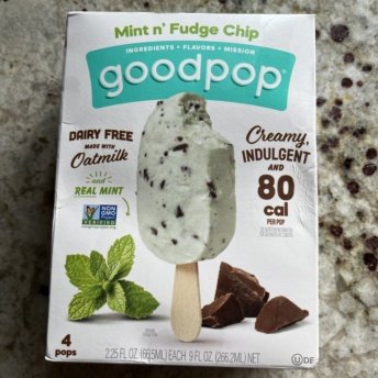 Gluten-free mint n' fudge chip by GoodPop