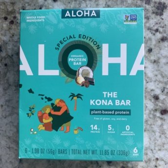 Gluten free vegan protein bars by ALOHA