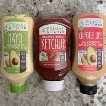 Gluten-free mayo squeeze bottles from Primal Kitchen