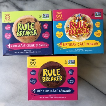 Certified gluten-free desserts from Rule Breaker Snacks