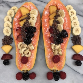 Gluten-free Papaya Yogurt Bowls