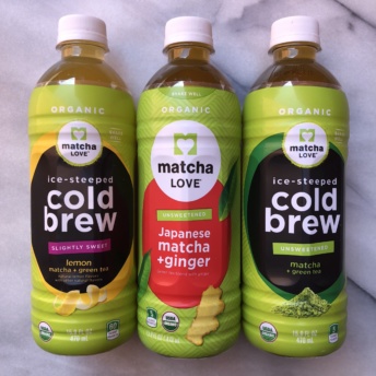 Matcha drinks from Matcha Love