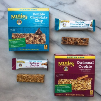 Gluten-free granola bars from Annie's