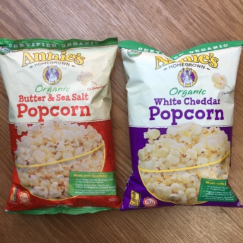 Gluten-free popcorn from Annie's