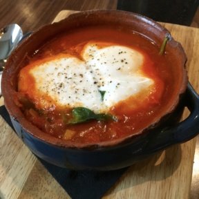 Gluten-free shakshuka from Balaboosta