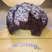 Gluten-free flourless chocolate cake from Balthazar