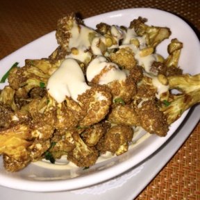 Gluten-free cauliflower from Barbounia