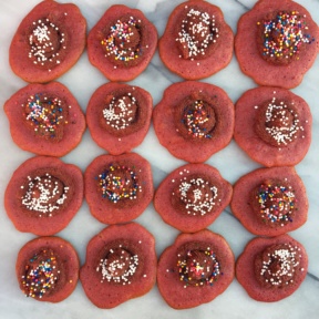 Gluten-free Beet Sugar Cookies using Love Beets