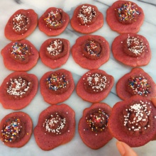 Beet Sugar Cookies with Beet Icing