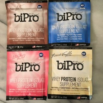 Gluten-free protein isolate supplement packets from BiPro