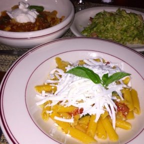 Gluten-free pastas and veggies from Bocca