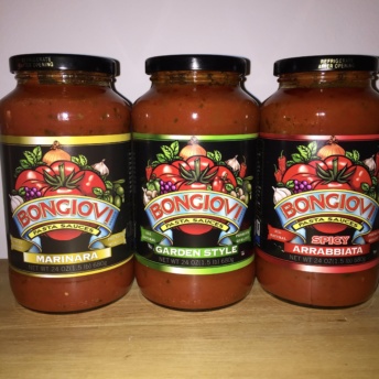 Gluten-free pasta sauces from Bongiovi