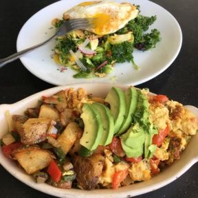 Gluten-free brunch dishes from Bruhaus