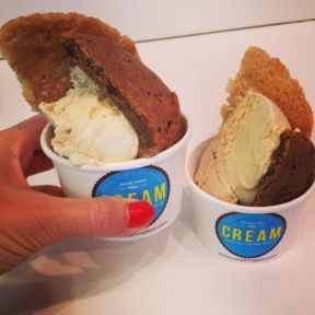 Gluten-free ice cream sandwich from CREAM